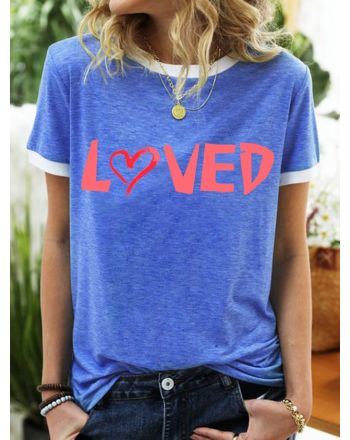 Valentine's Day Loved Women's T-Shirt