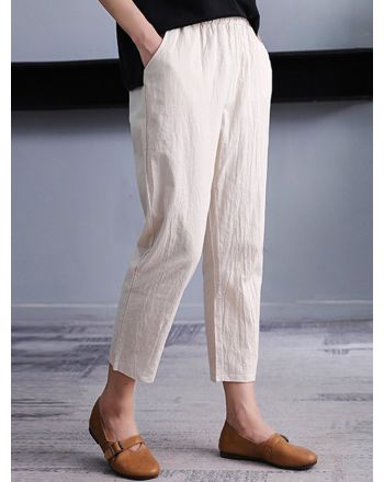 Casual Cotton Pants